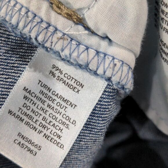 BP High Rise Straight Leg Jeans Medium Light Wash size 14 - Picture 5 of 9